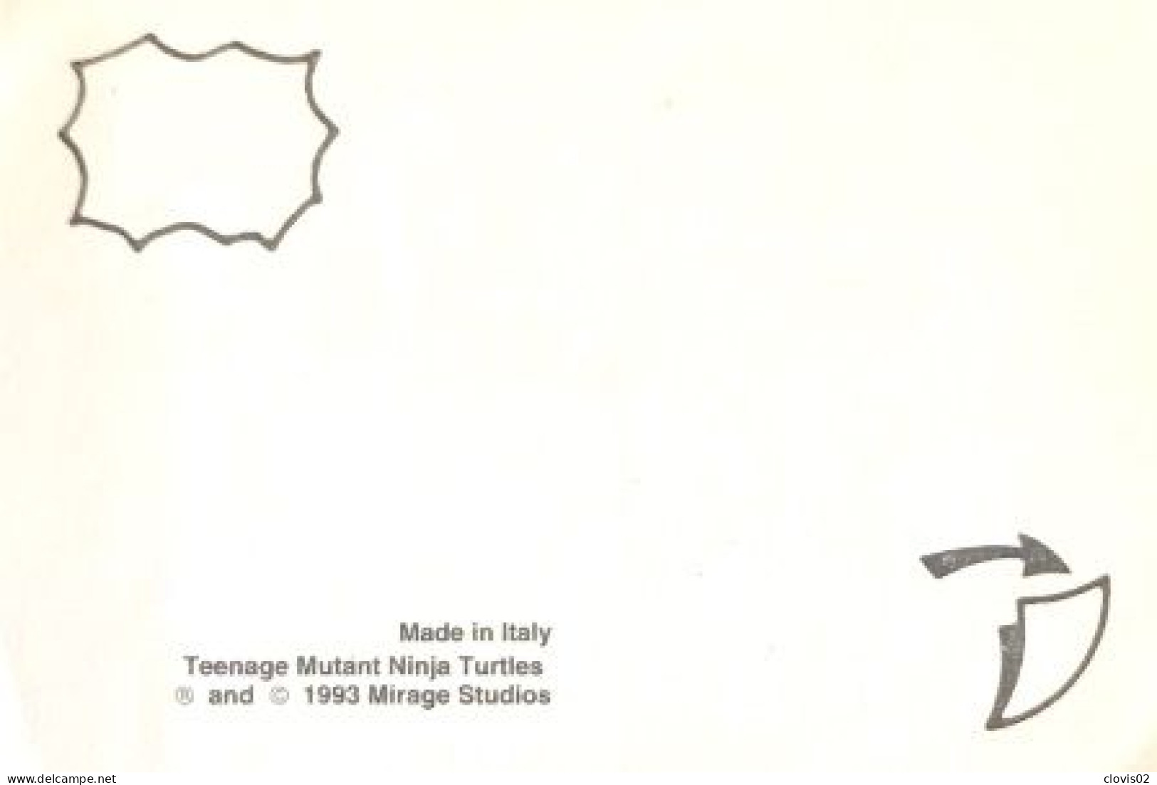 23 - Tortues Ninja - Cowabunga - Les Tortues à La Rescousse Tournon-Euroflash 1993 Sticker Vignette No Panini - Autres & Non Classés