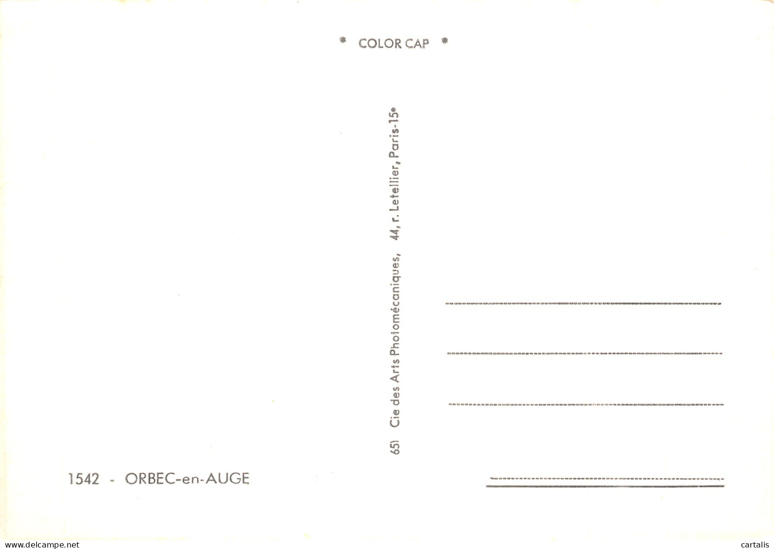 14-ORBEC EN AUGE-N°C-4361-B/0279 - Orbec