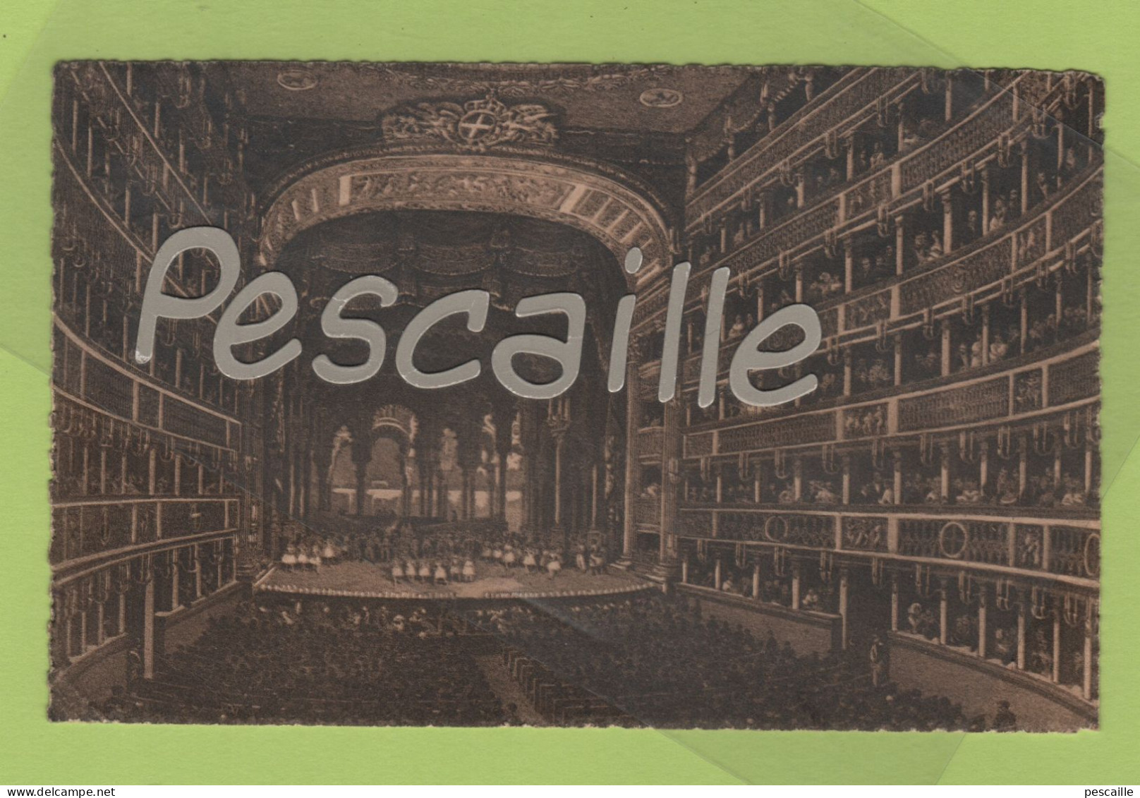 CAMPANIA - CP NAPOLI - TEATRO S. CARLE - INTERNO - EDIT. ROBERTO ZEDDA NAPOLI - CIRCULEE DE GRECE 1922 - Pompei