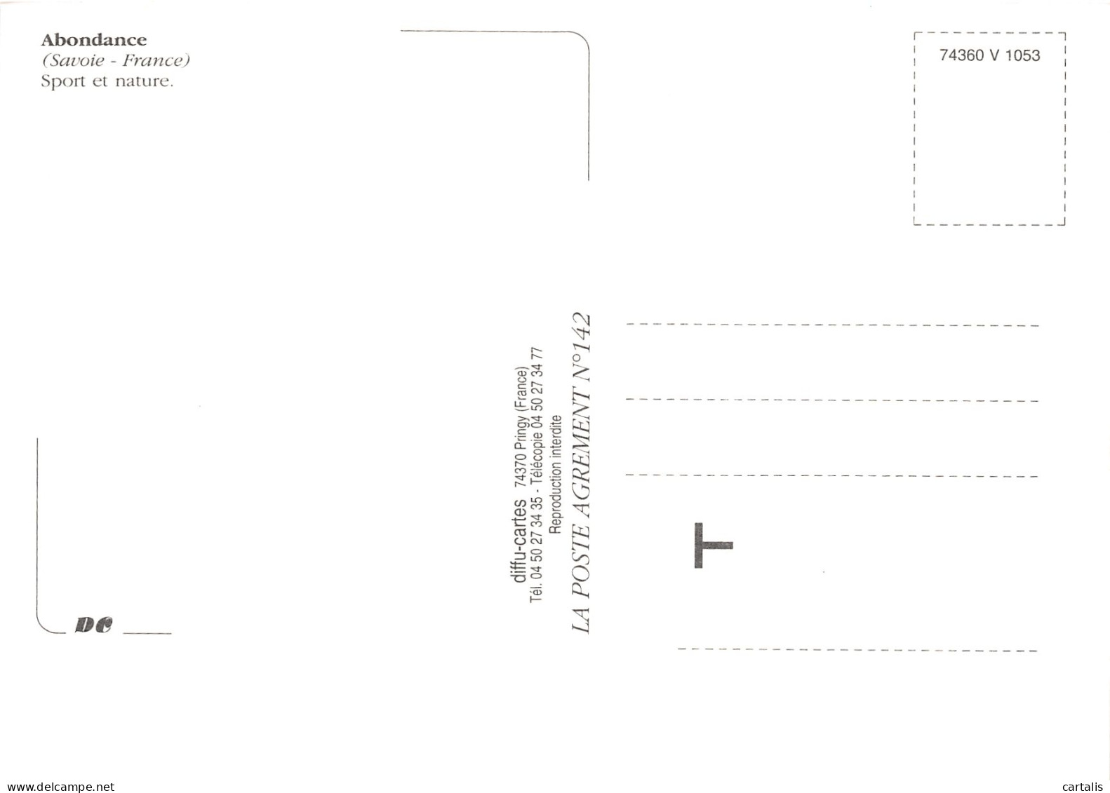 74-ABONDANCE-N°C-4361-B/0093 - Abondance