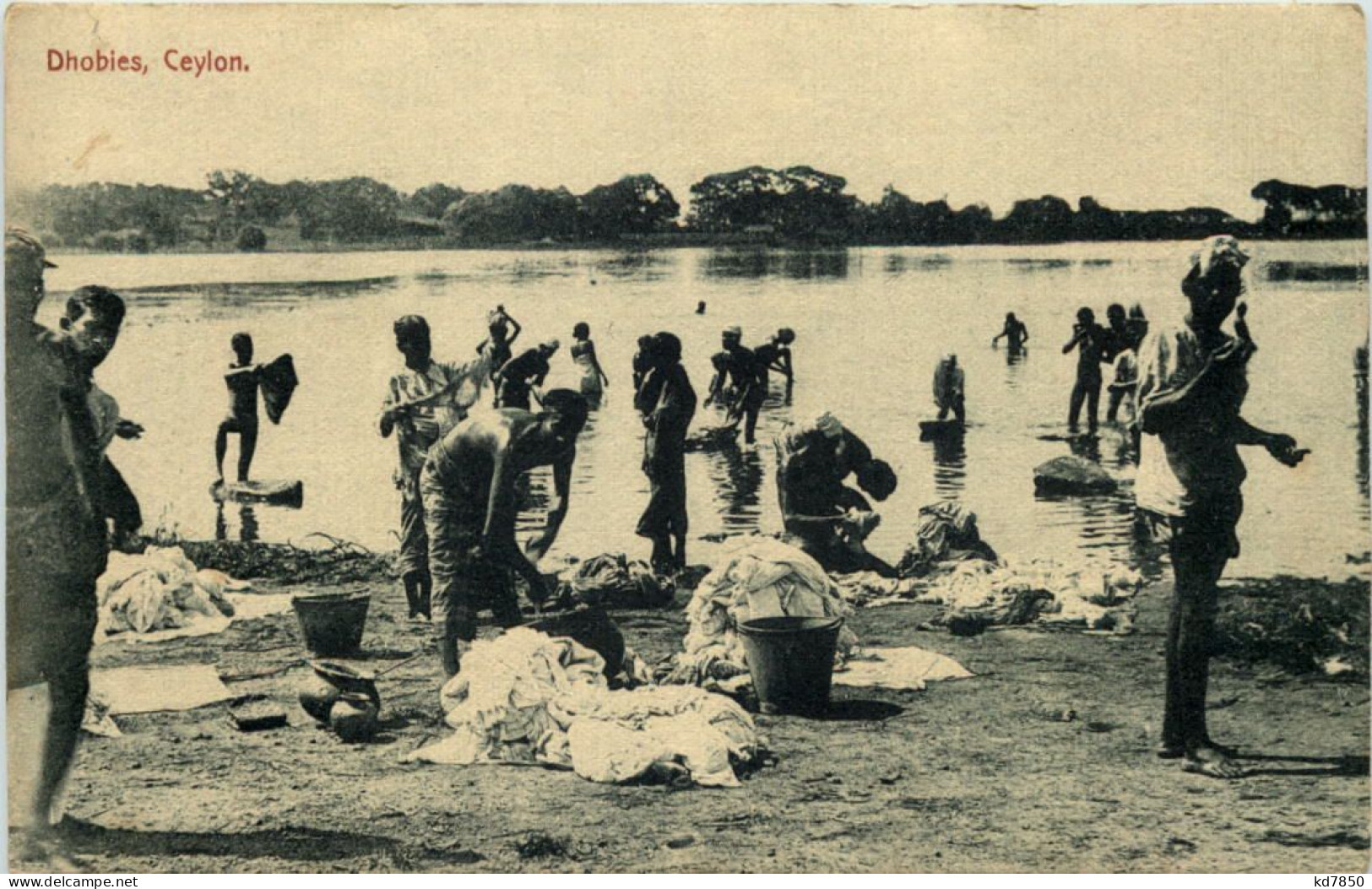 Dhobies - Ceylon - Sri Lanka (Ceylon)