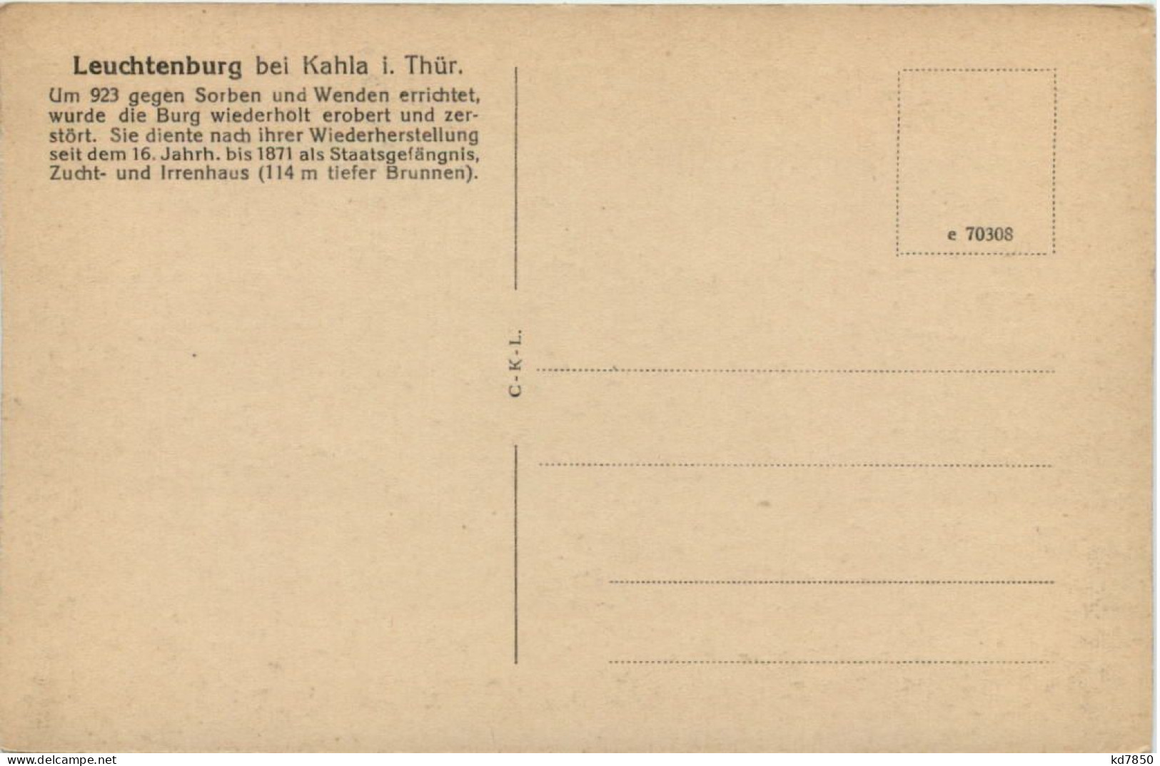 Leuchtenburg Bei Kahla In Thüringen - Kahla