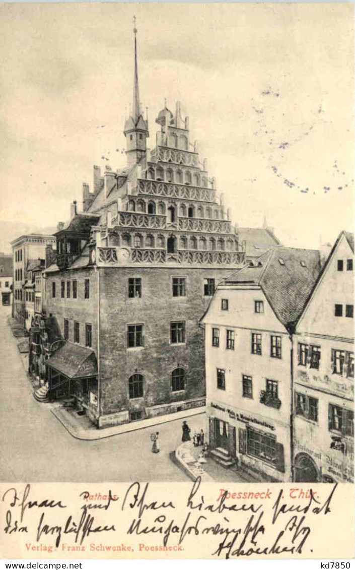 Pössneck - Rathaus - Poessneck