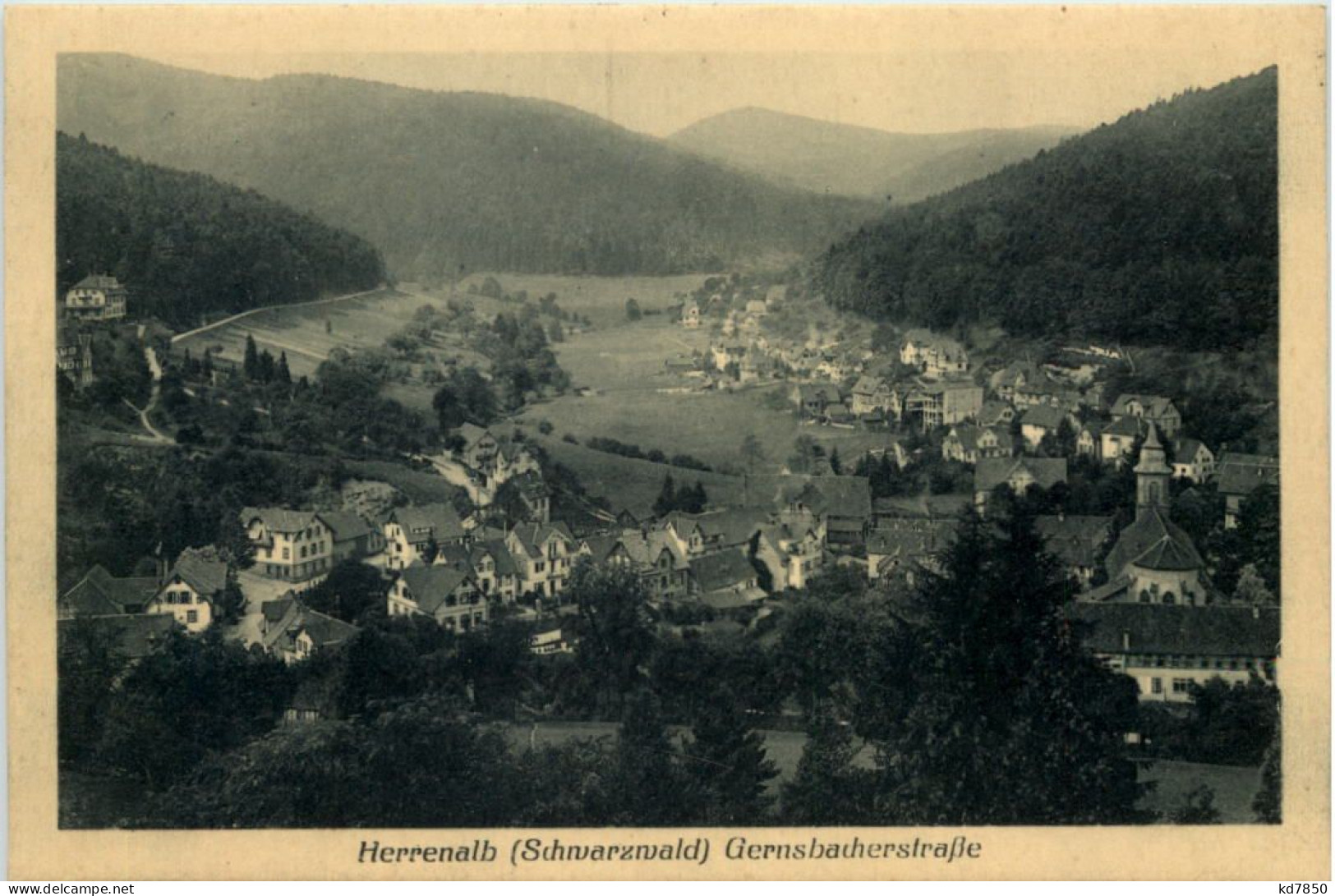 Herrenalb, Gernsbacherstrasse - Bad Herrenalb