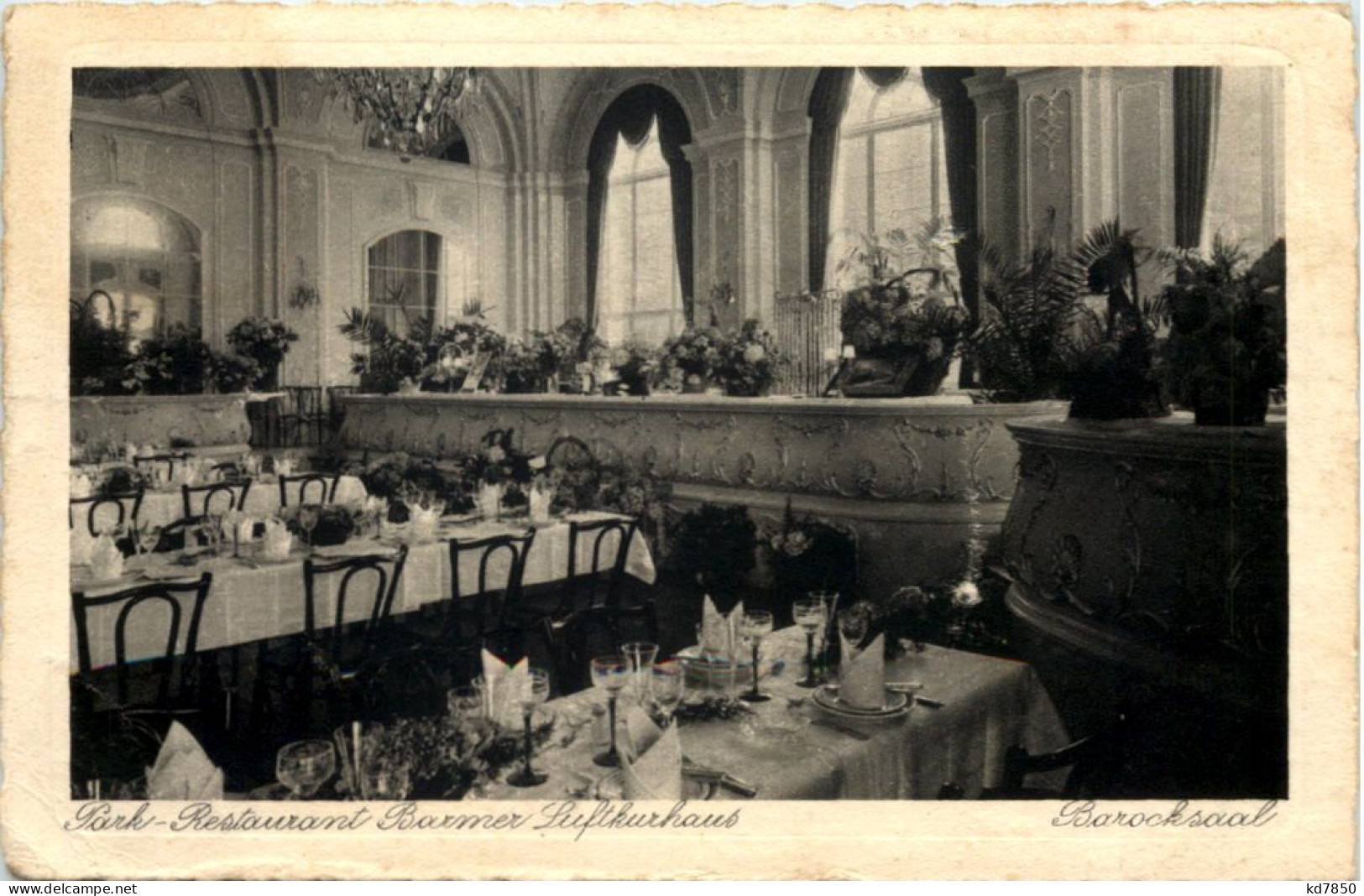 Festtafel Im Barmer Luftkurhaus 1927 - Wuppertal