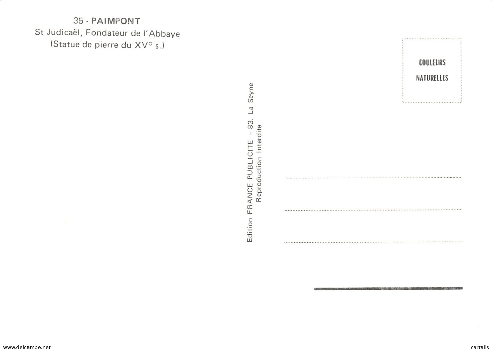 35-PAIMPONT-N°C-4362-C/0191 - Paimpont