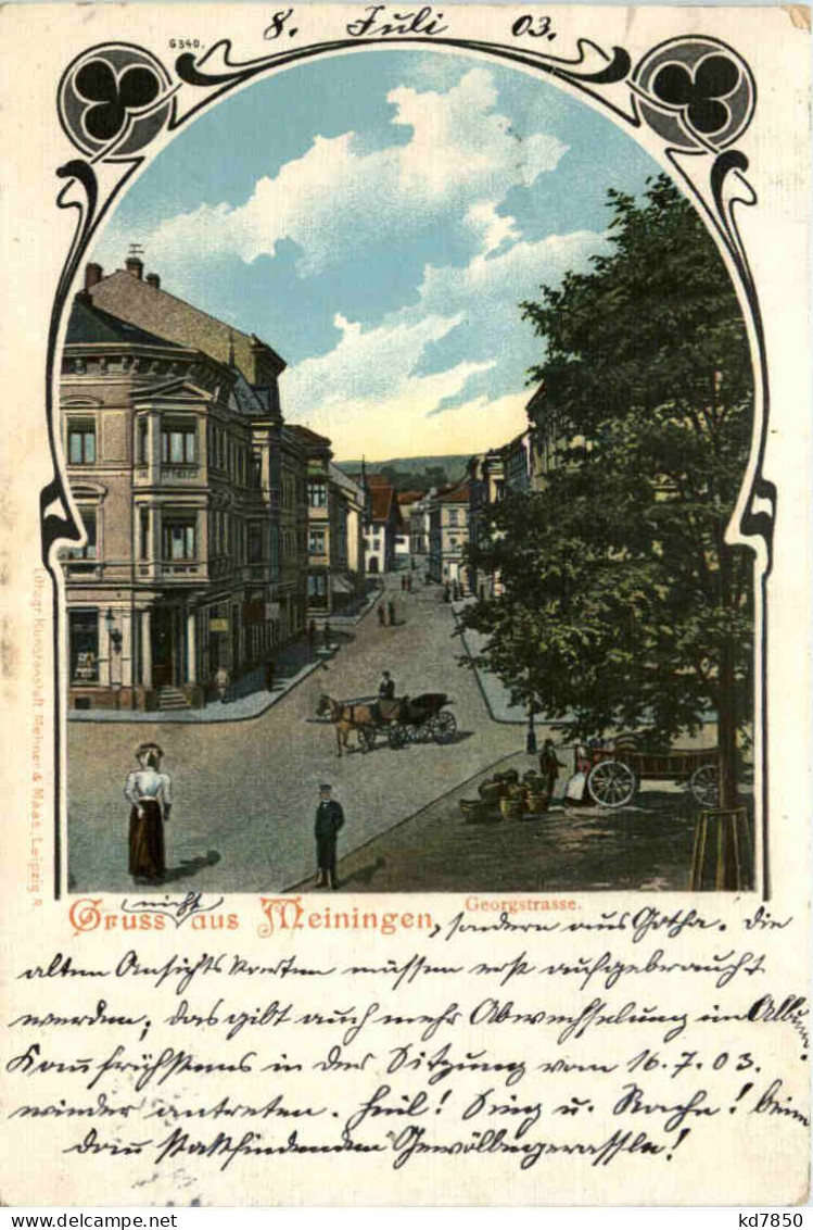 Gruss Aus Meiningen - Georgstrasse - Meiningen