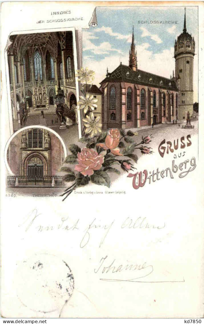 Gruss Aus Wittenberg - Litho - Wittenberg