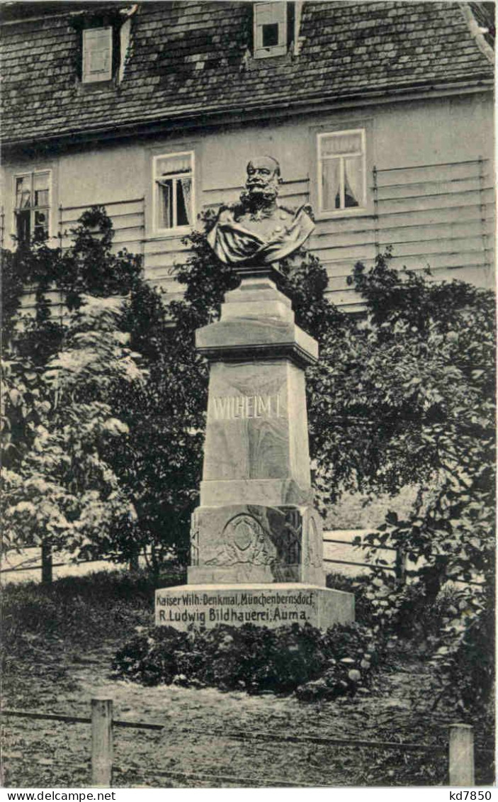 Münchenbernsdorf - Denkmal - Greiz