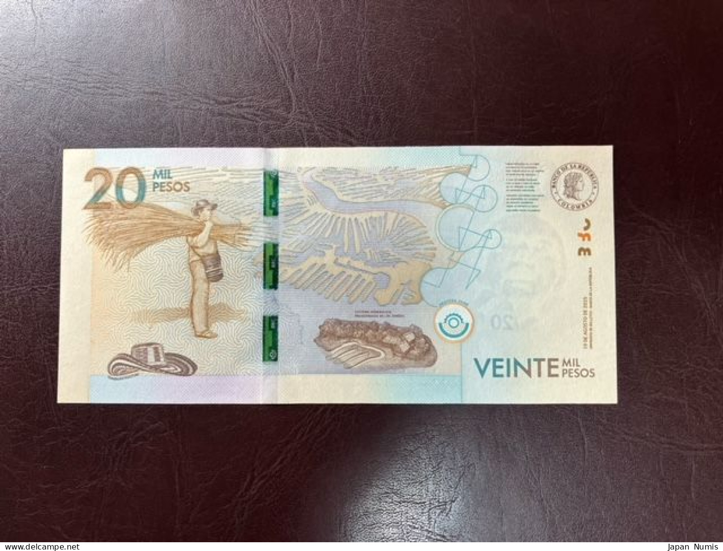 Colombia 20000 Pesos 2015 P-461a UNC #AA Prefix - Colombia