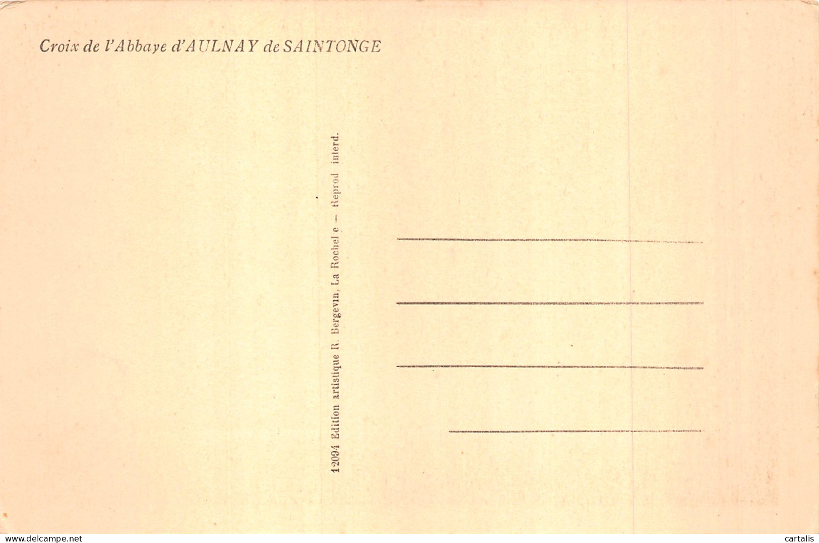 17-AULNAY DE SAINTONGE-N°C-4363-E/0007 - Aulnay