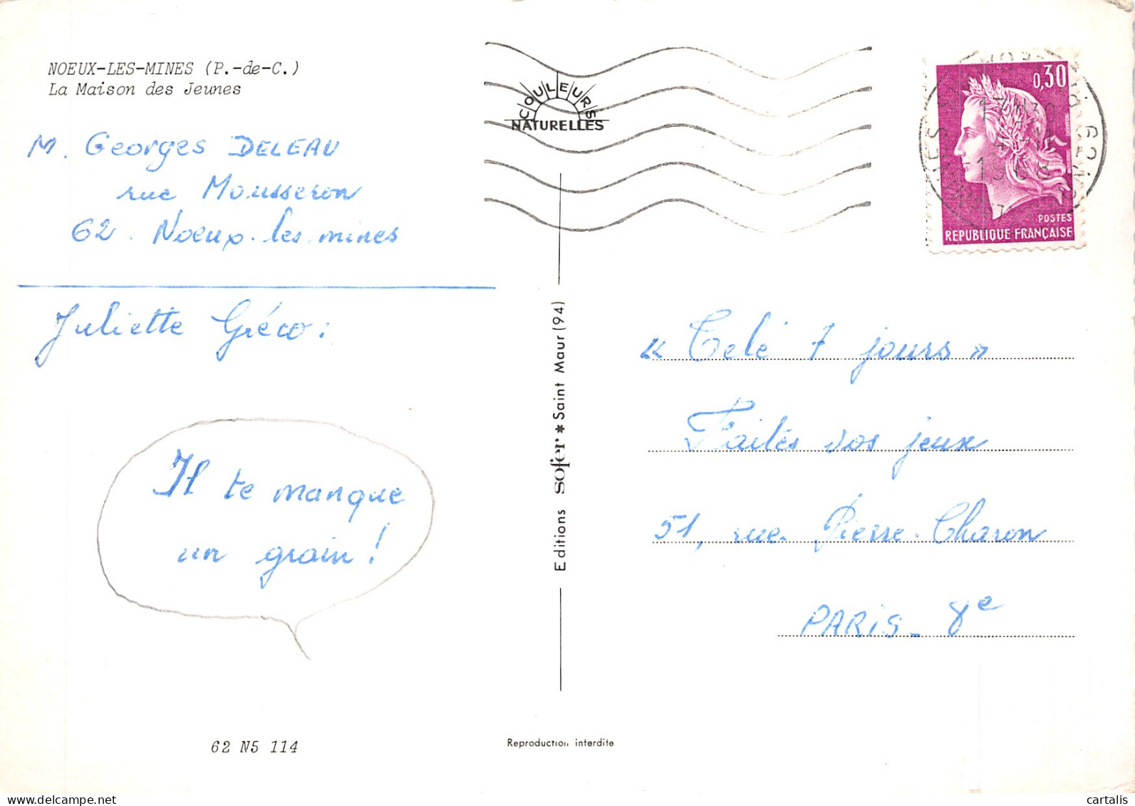 62-NOEUX LES MINES-N°C-4363-D/0189 - Noeux Les Mines