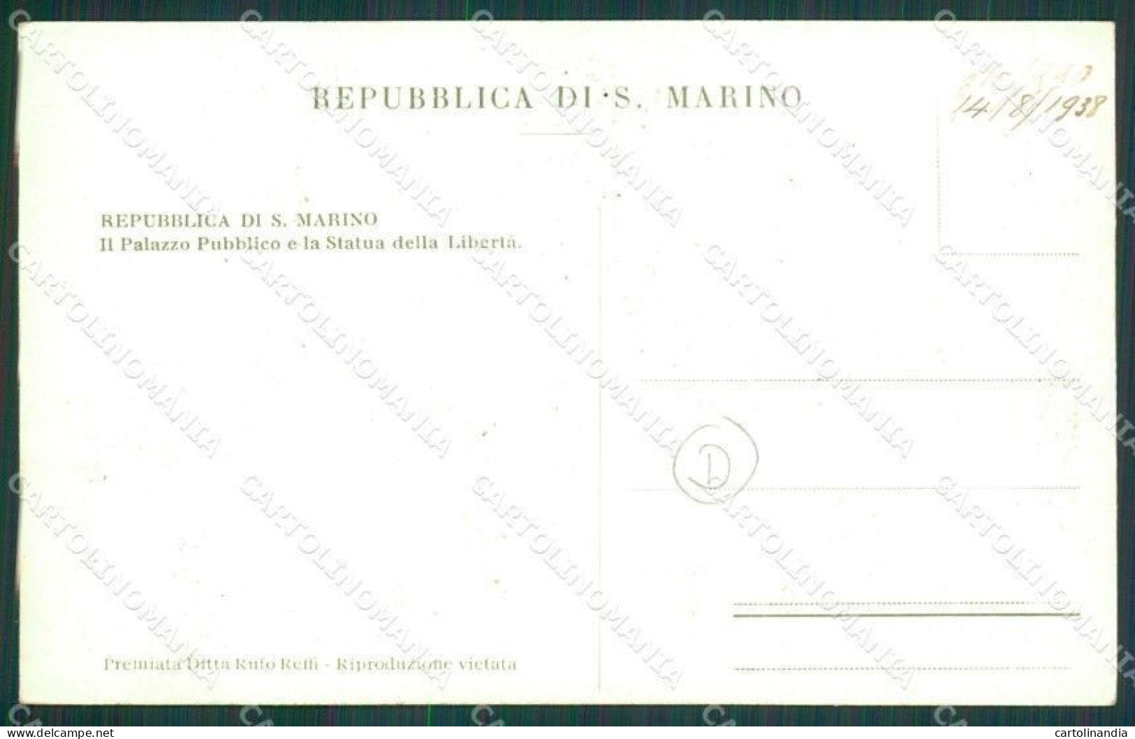 San Marino Cartolina QZ4668 - Saint-Marin