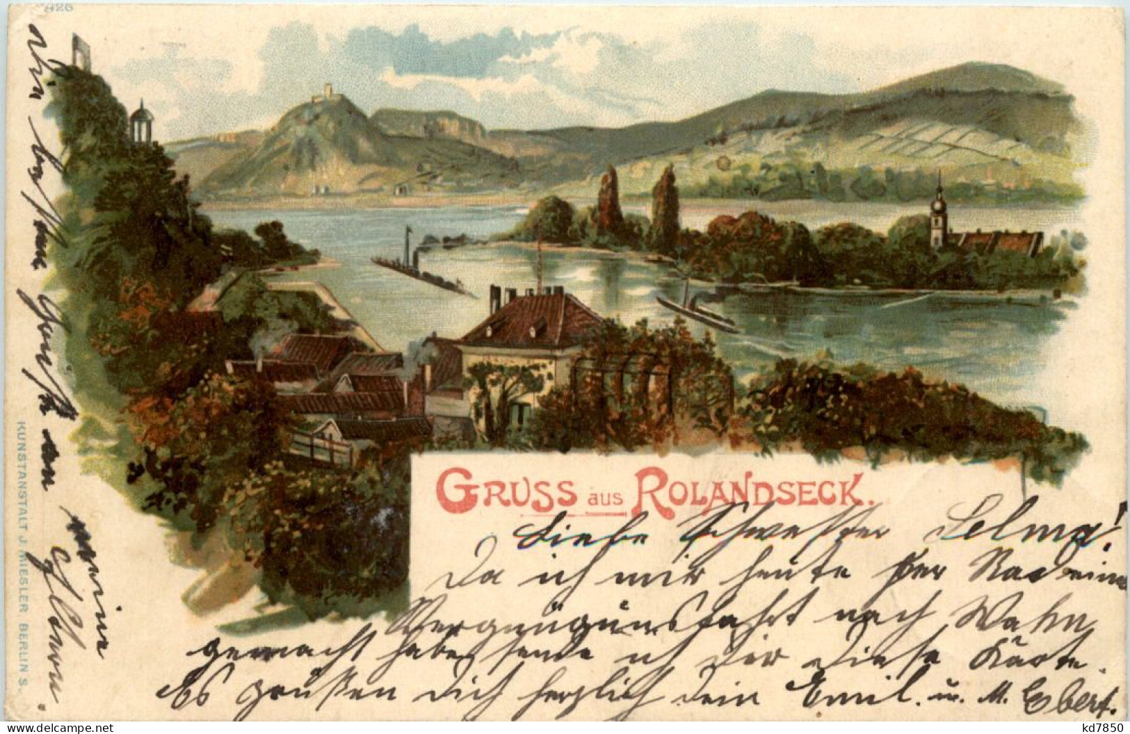 Gruss Aus Rolandseck - Litho - Remagen - Remagen