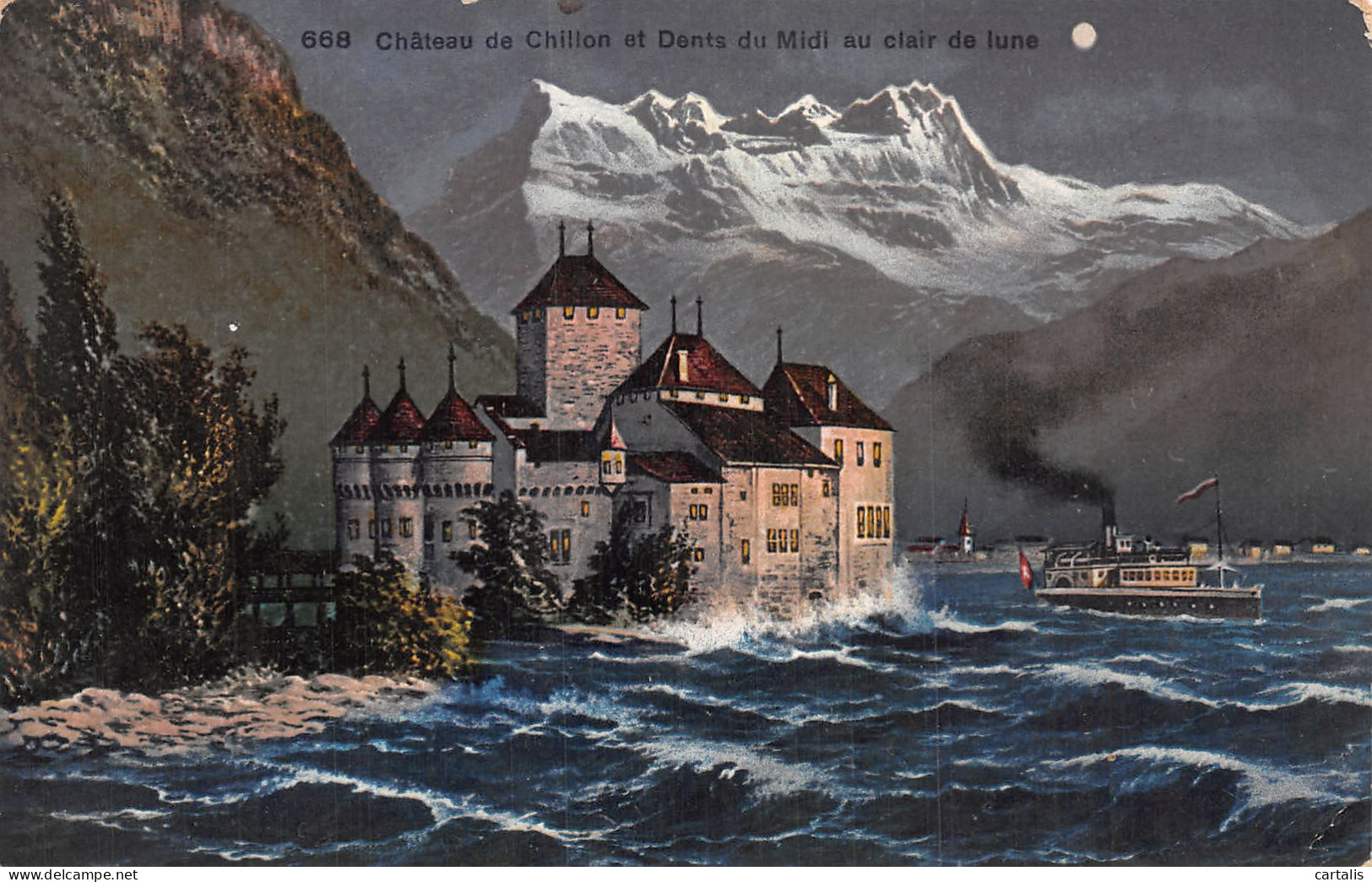 ET-SUISSE CHATEAU DE CHILLON-N°C-4363-E/0319 - Au