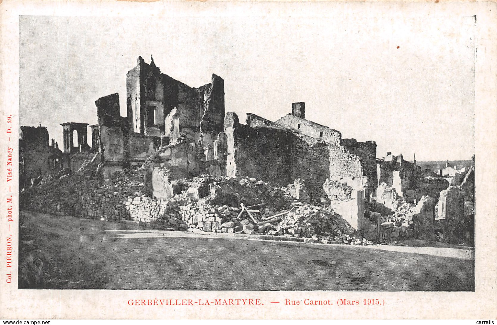 54-GERBEVILLER LA MARTYRE-N°C-4363-E/0257 - Gerbeviller