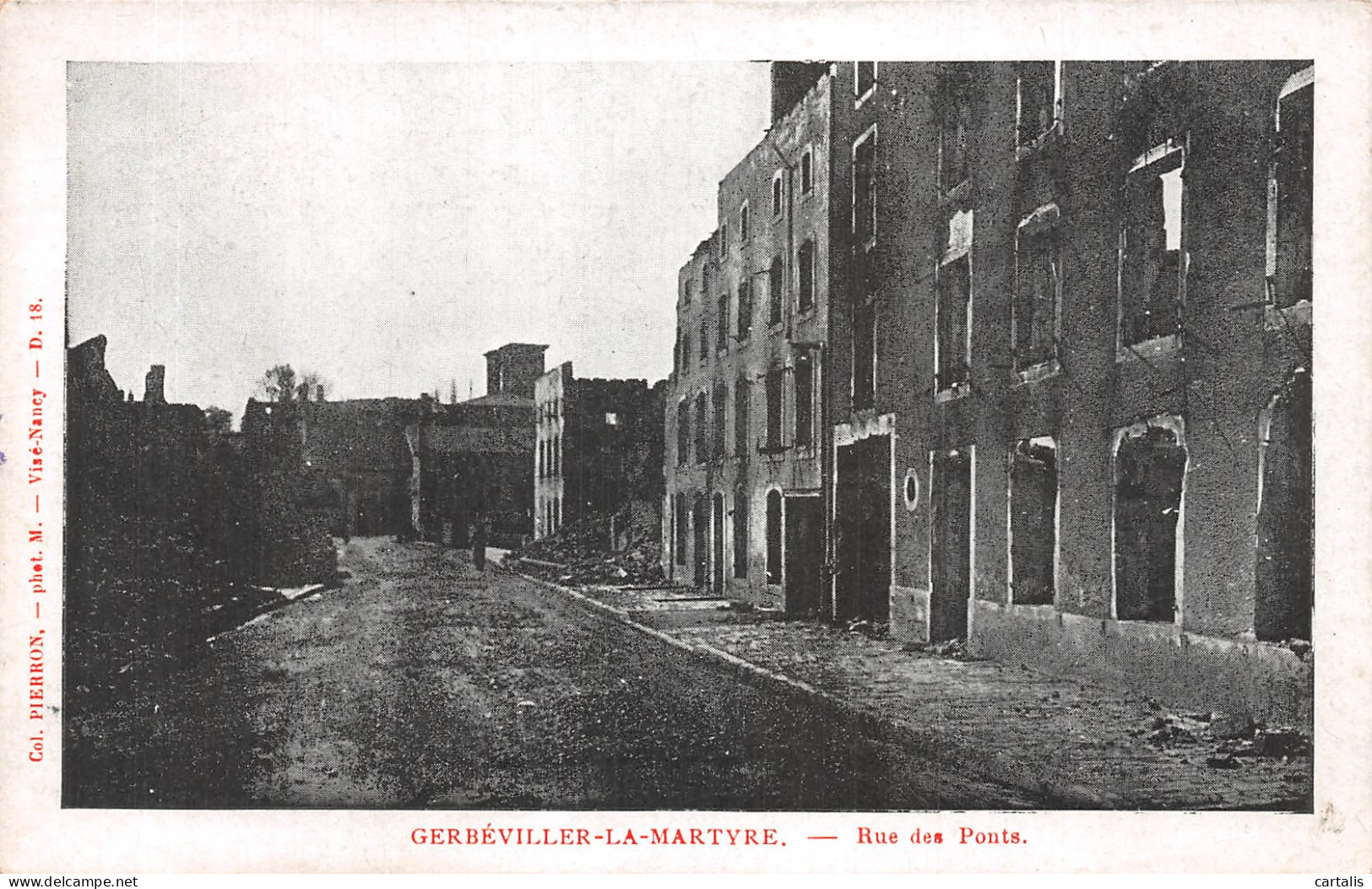 54-GERBEVILLER LA MARTYRE-N°C-4363-E/0247 - Gerbeviller