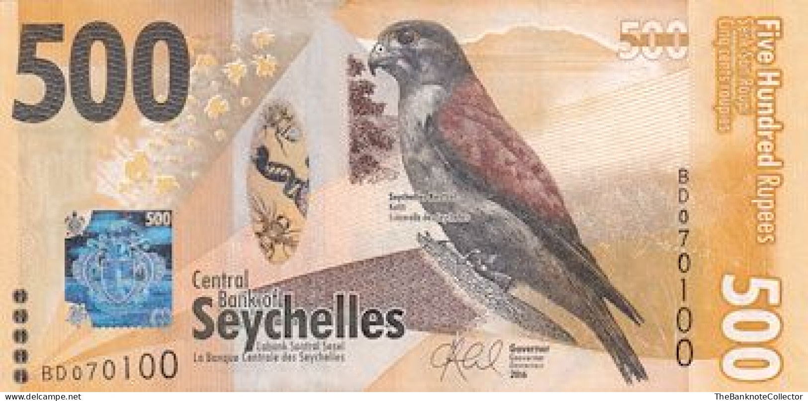 Seychelles 500 Rupees 2016 UNC P-51 - Seychellen