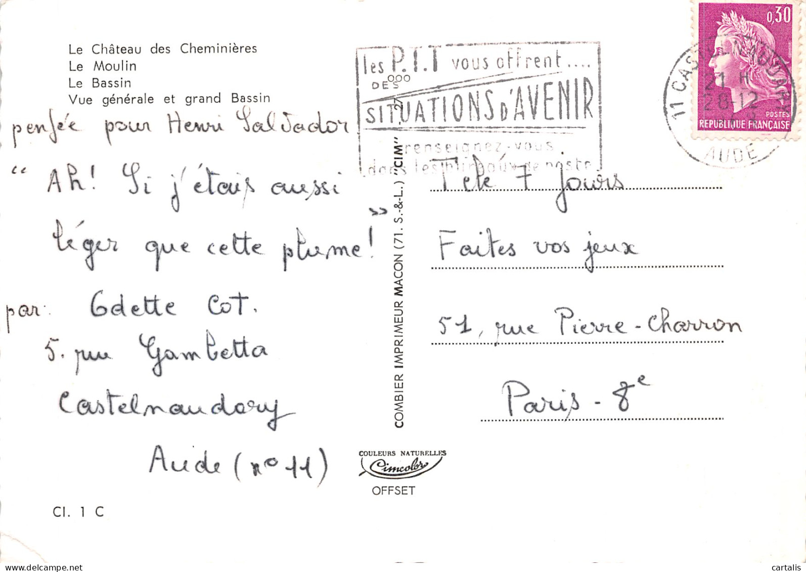 11-CASTELNAUDARY-N°C-4365-B/0361 - Castelnaudary