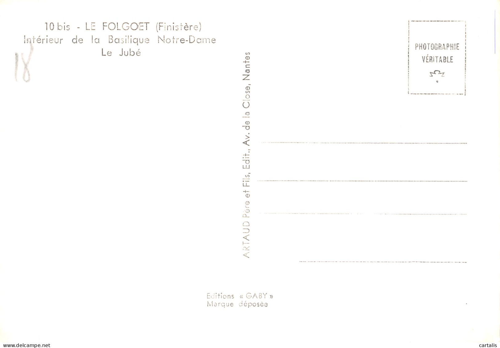 29-LE FOLGOET-N°C-4365-B/0081 - Le Folgoët