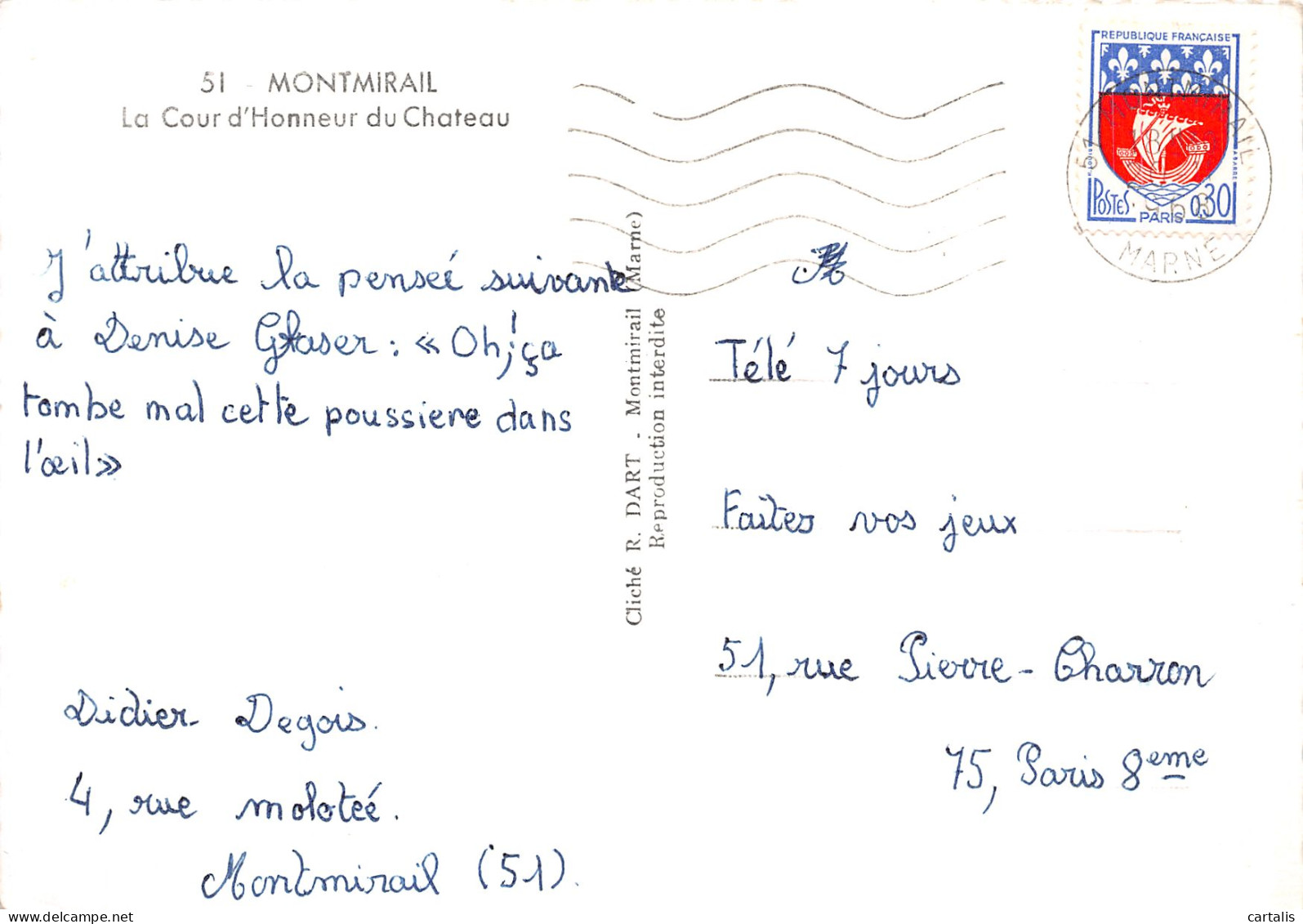 51-MONTMIRAIL-N°C-4365-D/0225 - Montmirail