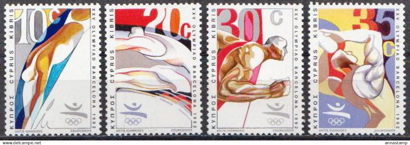 Cyprus MNH Set - Zomer 1992: Barcelona