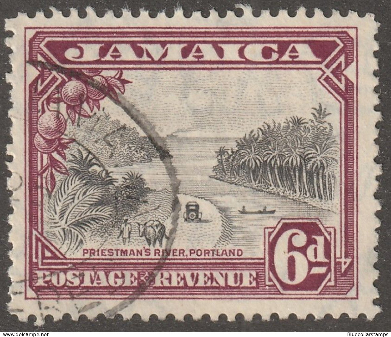 Jamaica, Stamp, Scott#108,  Used, Hinged,  6d, - Jamaique (1962-...)