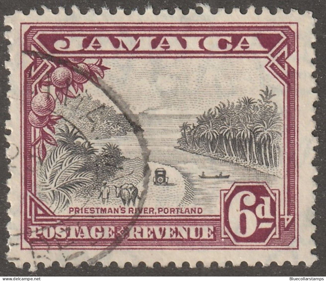 Jamaica, Stamp, Scott#108,  Used, Hinged,  6d, - Jamaica (1962-...)