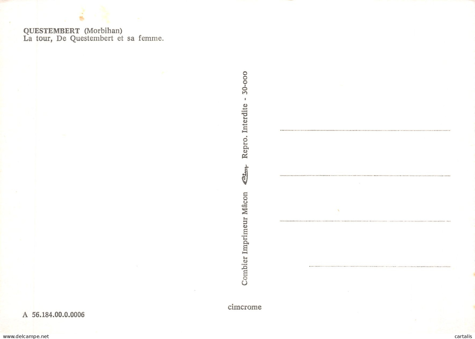 56-QUESTEMBERT-N°C-4365-C/0093 - Questembert