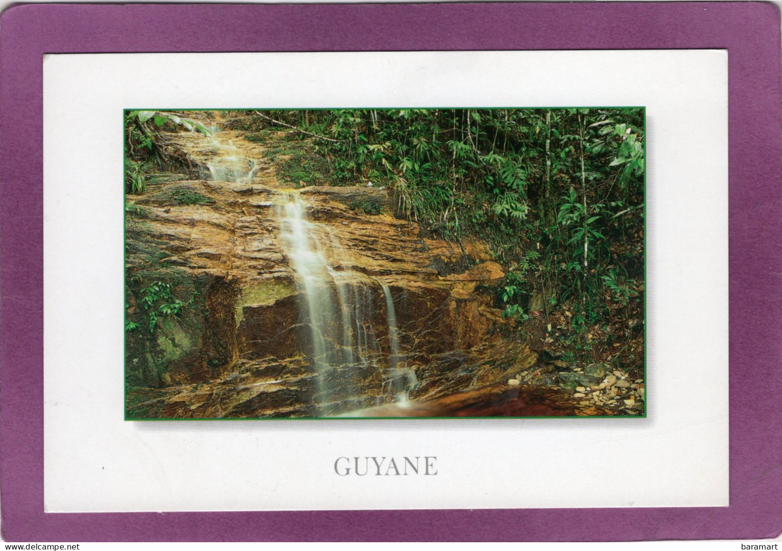 97 973 GUYANE  Cascade En Forêt  Photo Thierry Montford - Autres & Non Classés