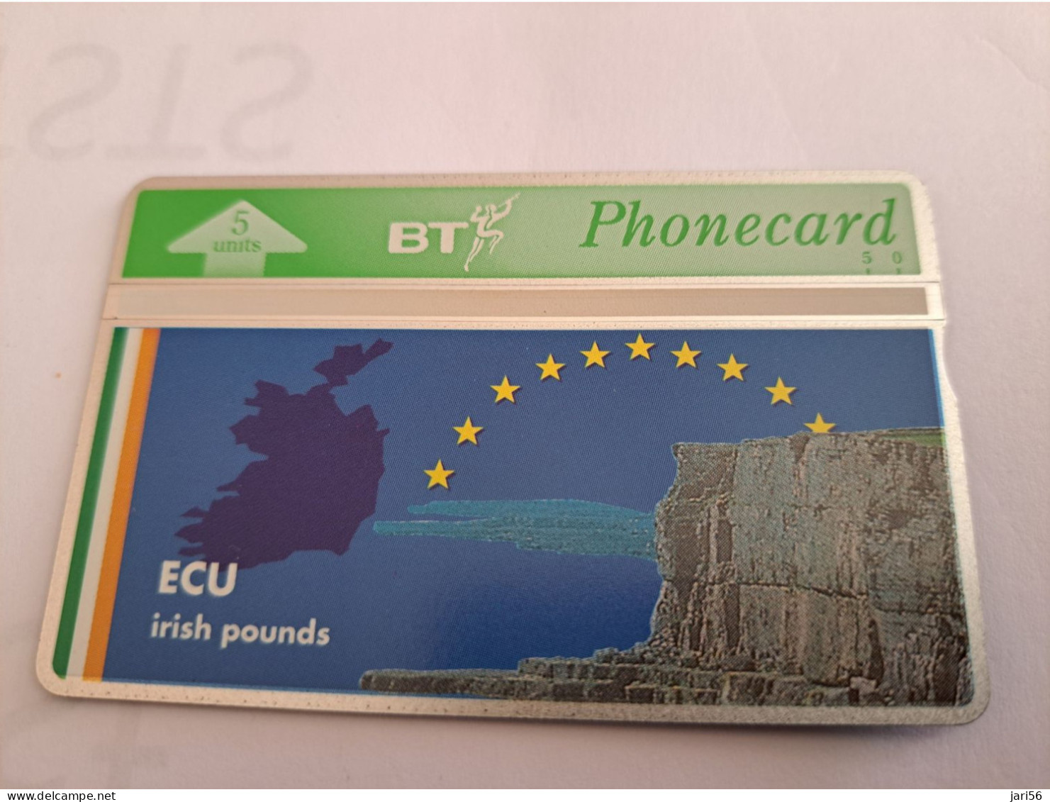 GREAT BRETAGNE /5 UNITS / IRISH POUND ECU  /TELECU FLAGS     United Kingdom, - BT**16526** - BT Emissioni Straniere