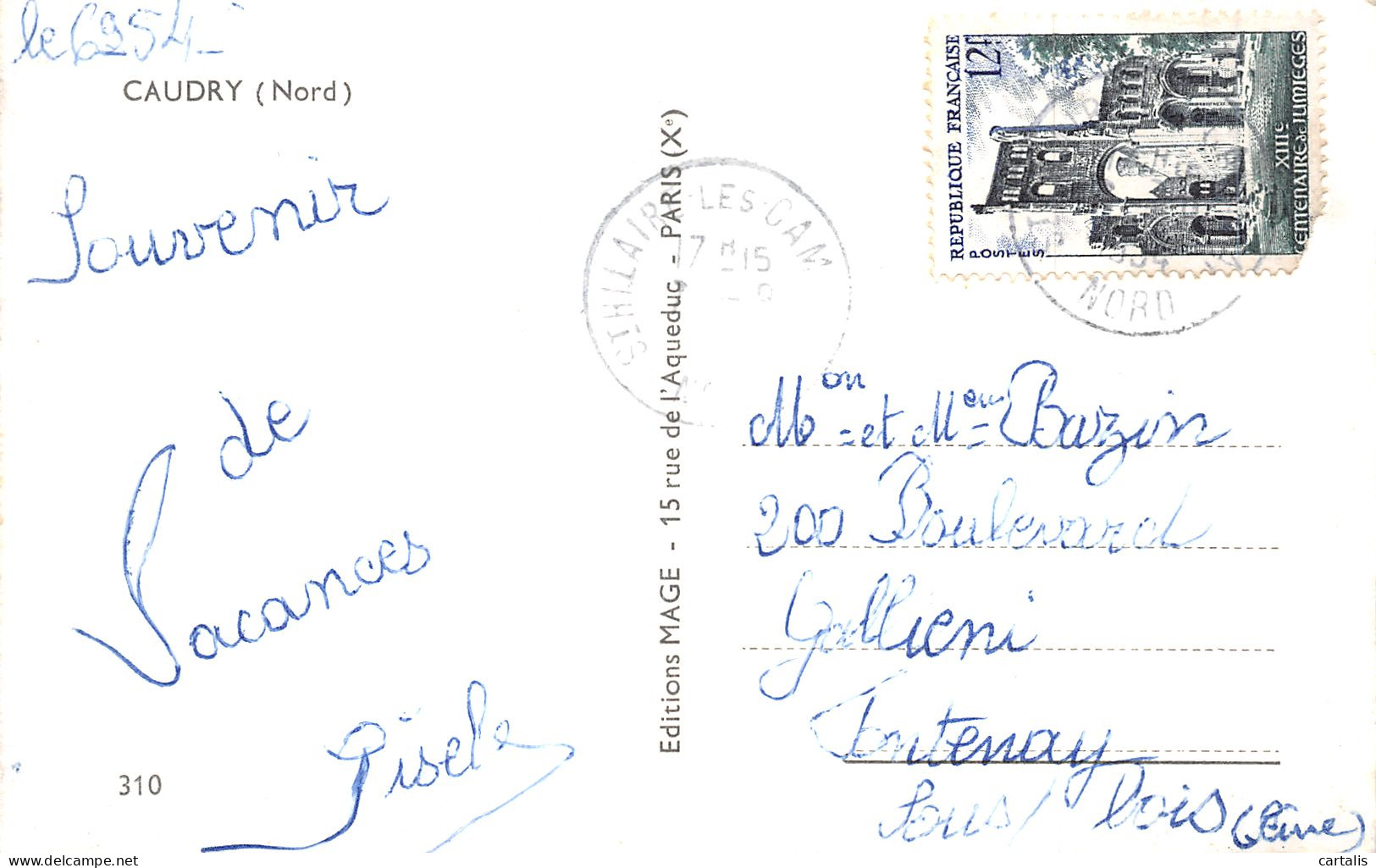 59-CAUDRY-N°C-4367-E/0057 - Caudry