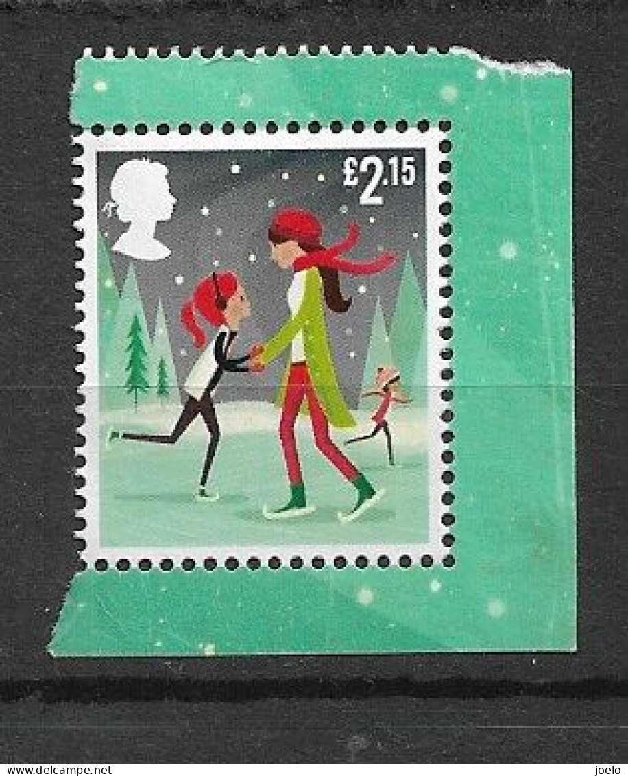 GB 2014 QE L L XMAS ICE SKATING £2.10 HV EX M/S MNH - Neufs