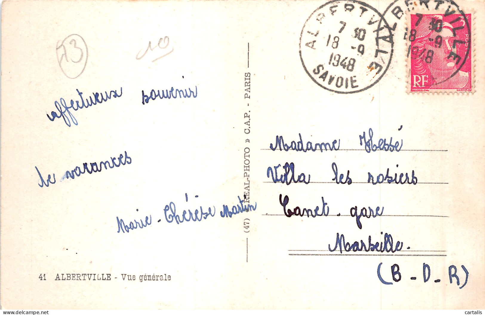 73-ALBERTVILLE-N°C-4367-C/0217 - Albertville