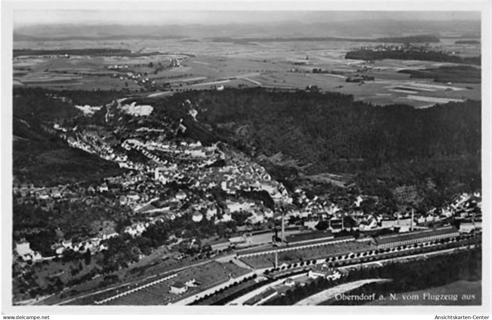 39103202 - Oberndorf Am Neckar. Vom Flugzeug Aus Gelaufen. Gute Erhaltung. - Rottweil