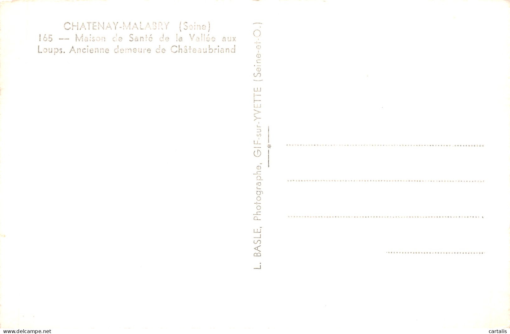 92-CHATENAY MALABRY-N°C-4368-G/0003 - Chatenay Malabry