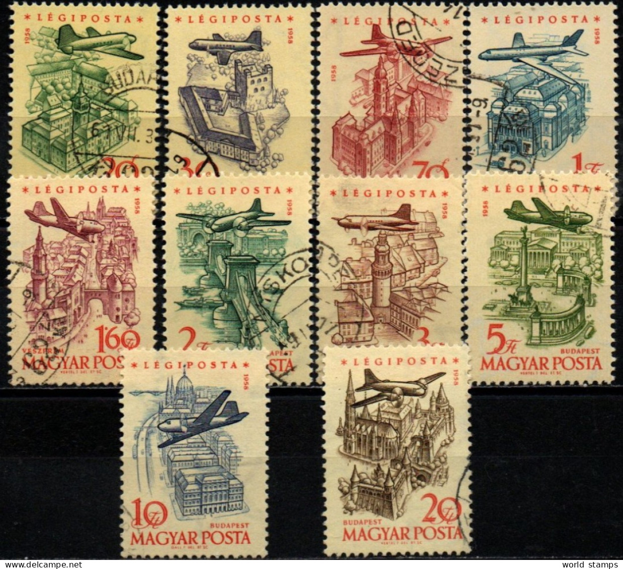 HONGRIE 1958-9 O - Gebraucht