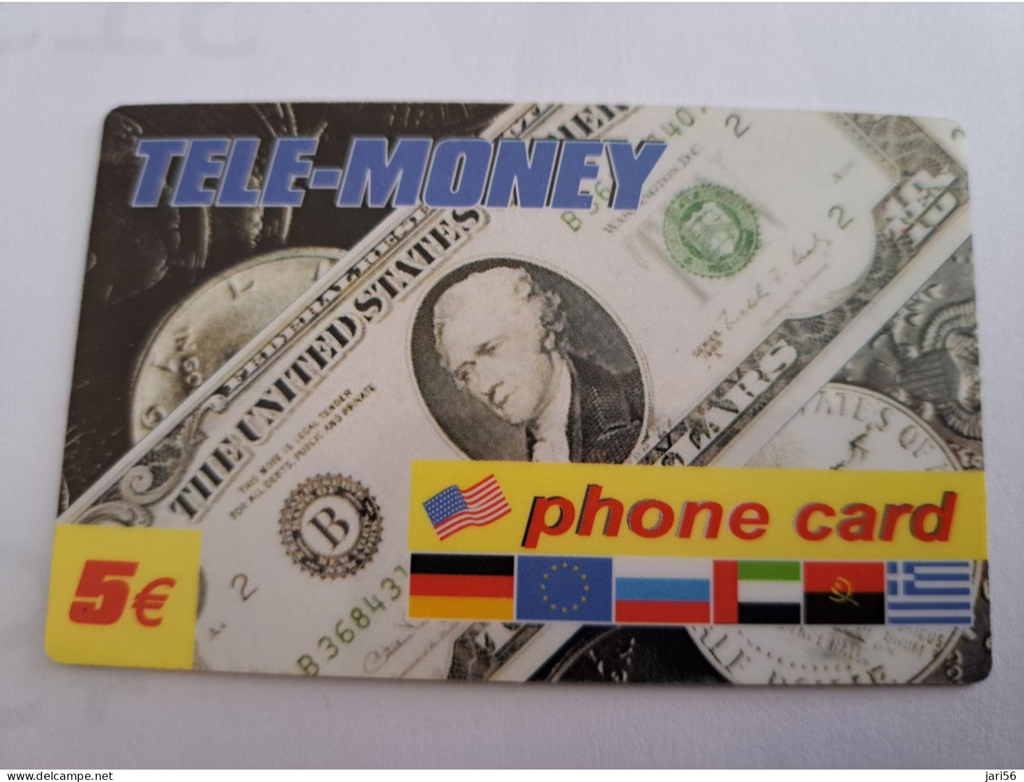 DUITSLAND/GERMANY  € 5,- / TELE MONEY/ BANKNOTES & COINS ON CARD        Fine Used  PREPAID  **16528** - [2] Prepaid