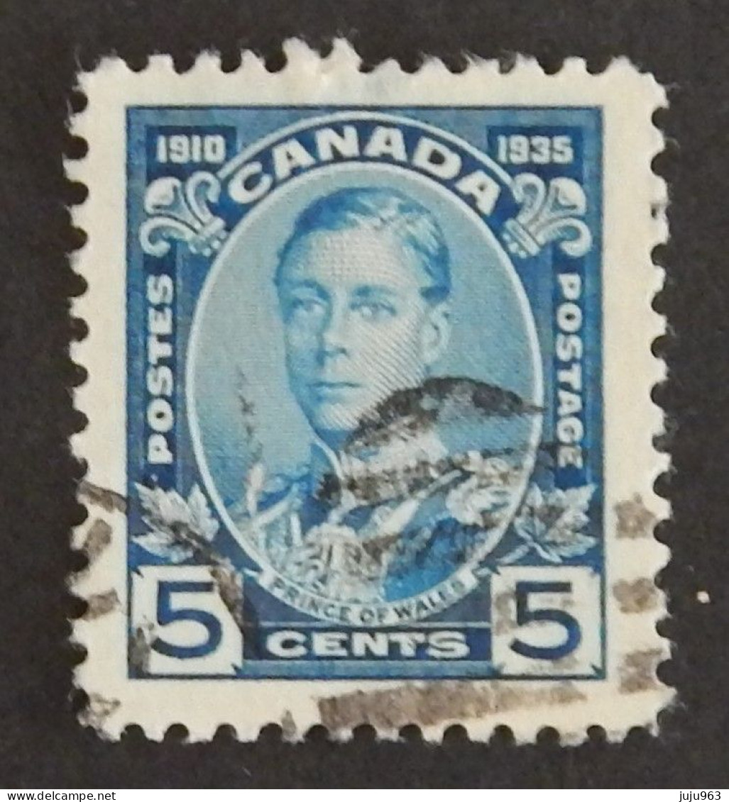 CANADA YT 176 OBLITERE " PRINCE DE GALLES" ANNÉE 1935 - Used Stamps