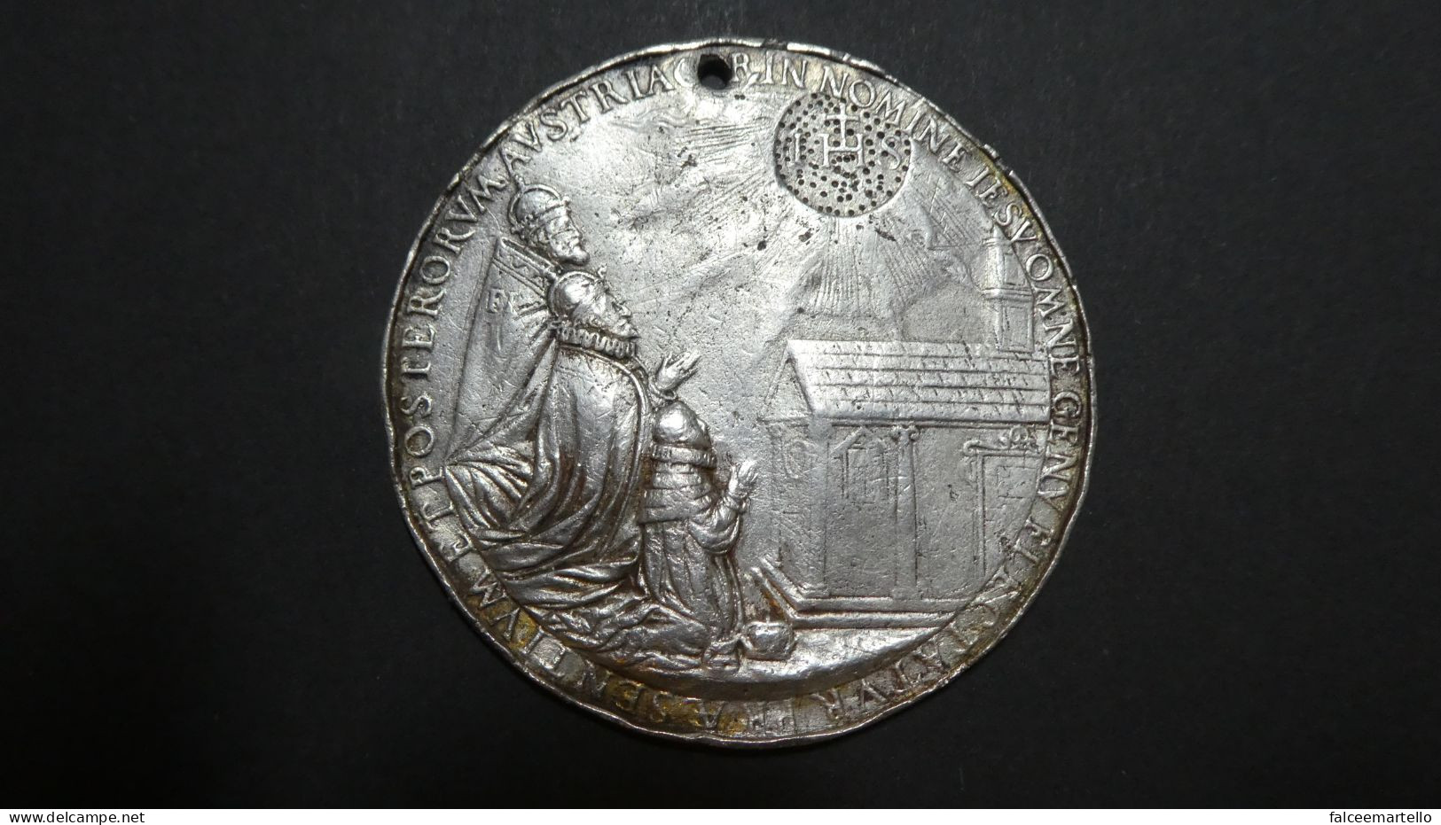 AUSTRIA MEDAGLIA 1624 FERDINANDO II CHIESA GESUITI VIENNA - Ohne Zuordnung