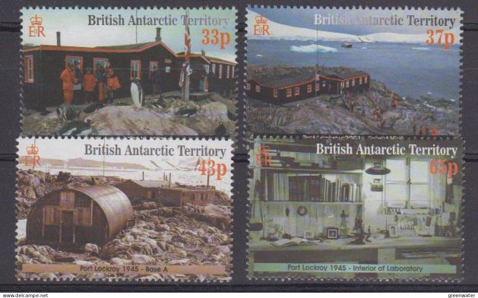 British Antarctic Territory (BAT) 2001 Port Lockroy 4v ** Mnh (59500) - Ongebruikt