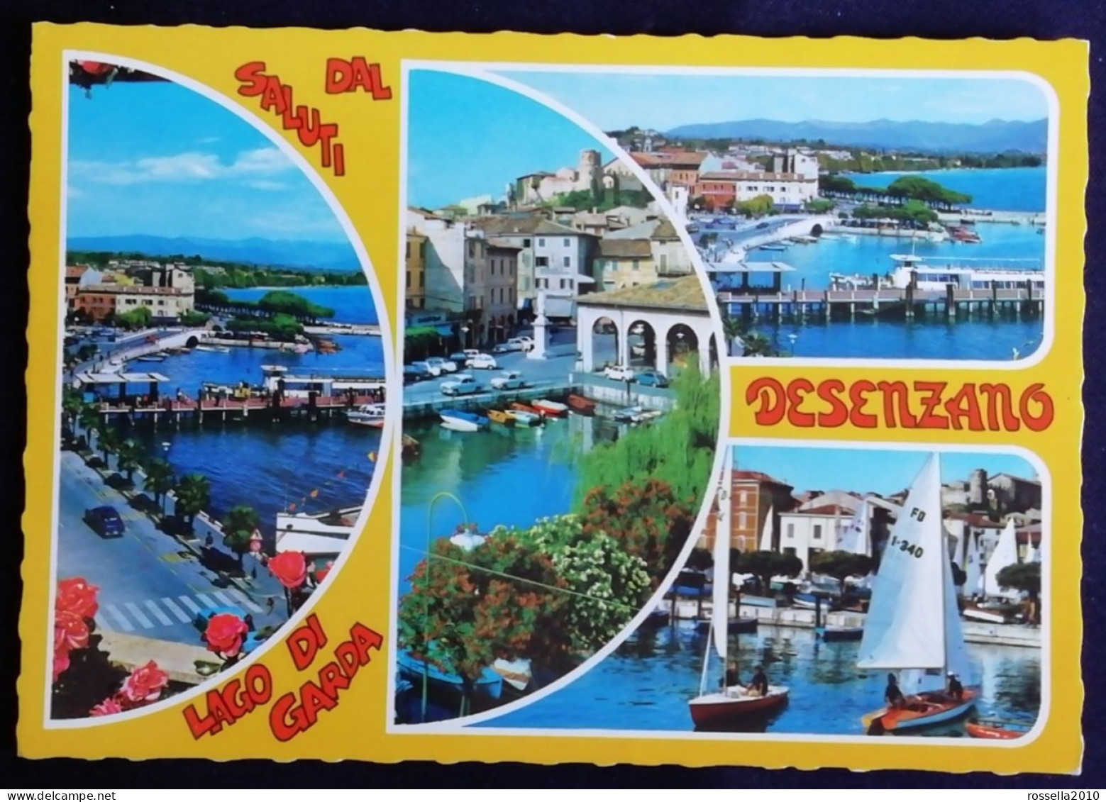 CARTOLINA  ITALIA BRESCIA LAGO DI GARDA DESENZANO SALUTI VEDUTINE Italy Postcard ITALIEN Ansichtskarten - Gruss Aus.../ Gruesse Aus...