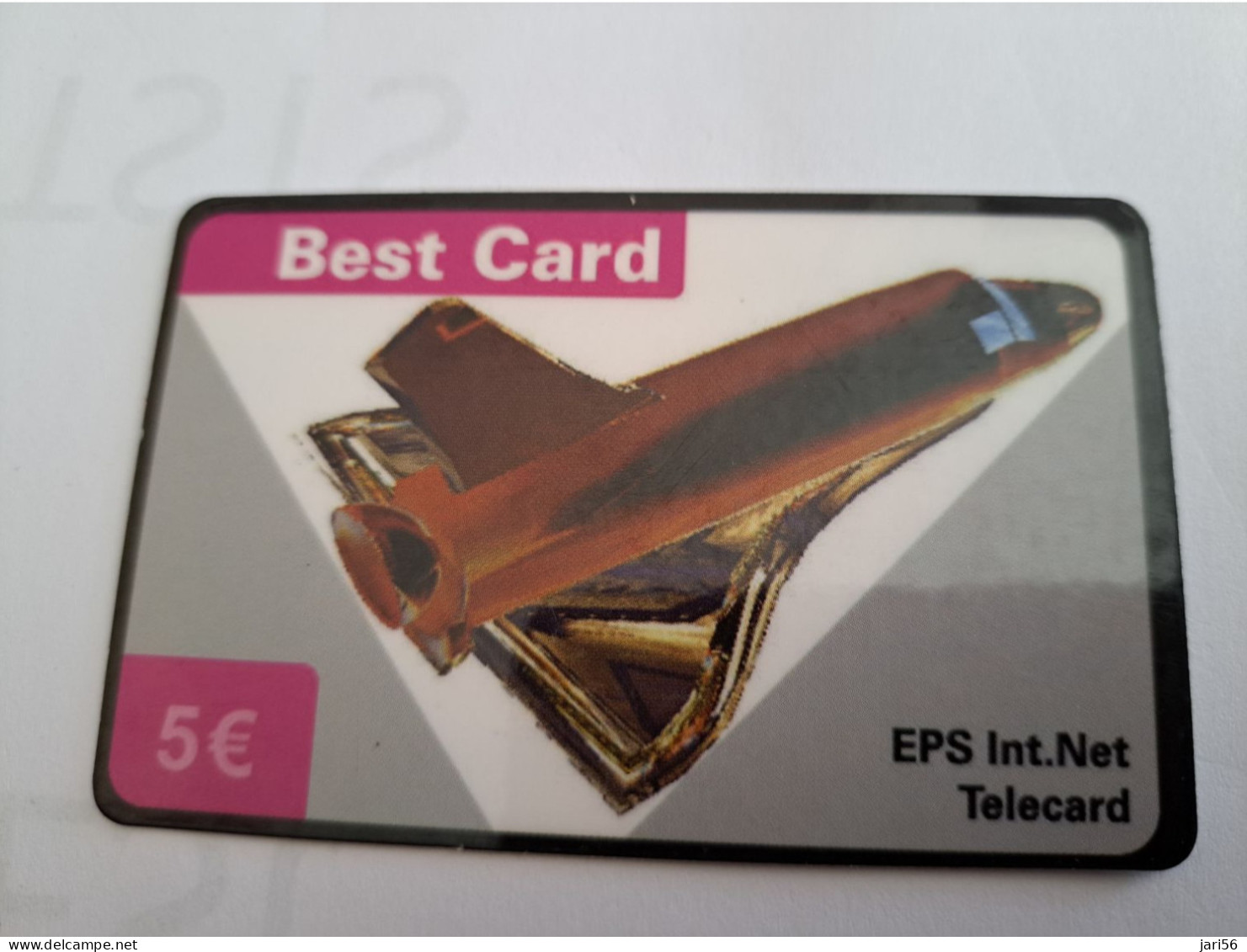 DUITSLAND/GERMANY  € 5,- / BEST CARD/ SPACE SHUTTLE   ON CARD        Fine Used  PREPAID  **16533** - Cellulari, Carte Prepagate E Ricariche