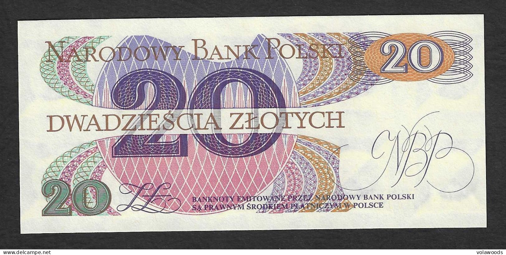 Polonia - Banconota Non Circolata FdS UNC Da 20 Zloty P-149a.2 - 1982 #19 - Poland