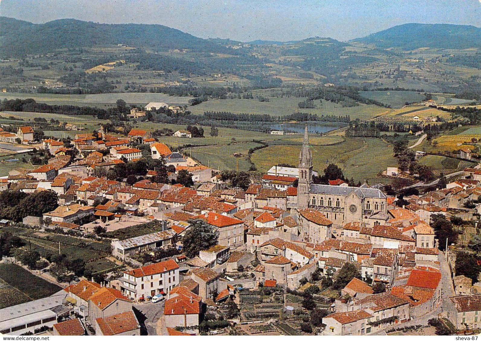 07 - Vernoux En Vivarais - Vue Générale - Vernoux