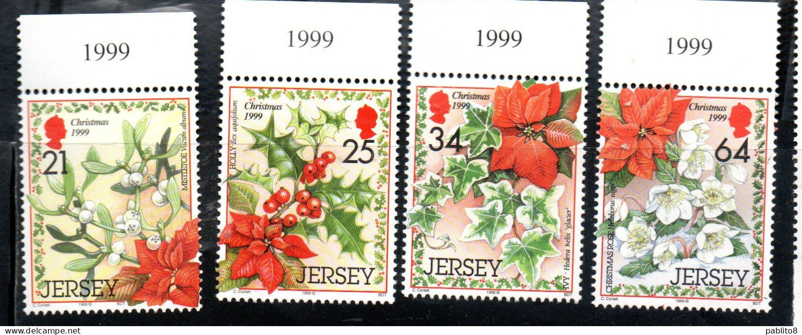 JERSEY 1999 CHRISTMAS NATALE NOEL WEIHNACHTEN NAVIDAD COMPLETE SET SERIE COMPLETA MNH - Jersey