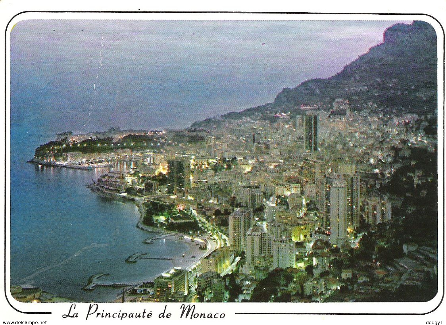 VIEW OF MONACO. USED POSTCARD M3 - Viste Panoramiche, Panorama