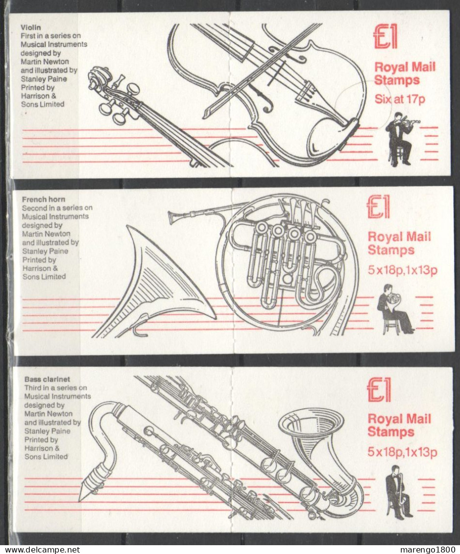 GB 1986-87 Booklets - Musical Instruments - Booklets