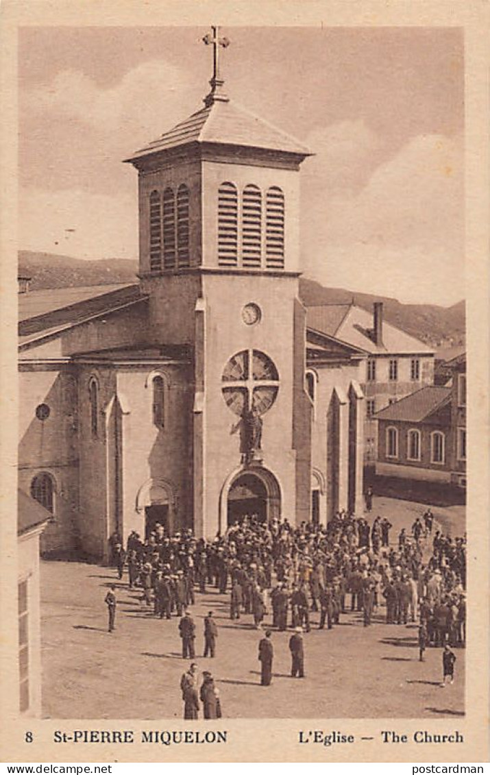 Saint Pierre & Miquelon - L'église - Ed. Léon Briand & Fils 8 - Saint-Pierre Und Miquelon