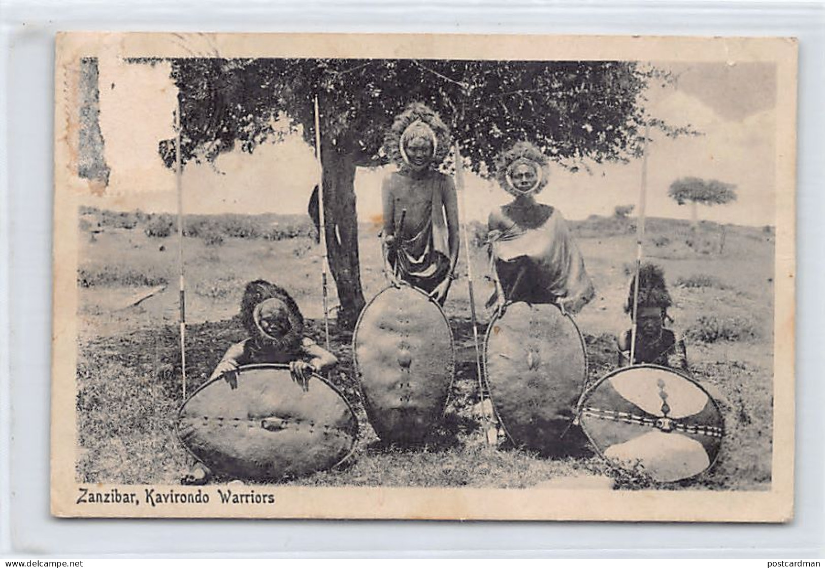 ZANZIBAR - Kavirondo Warriors - SEE SCANS FOR CONDITION - Publ. A. R. P. De Lord  - Tanzania